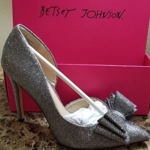 Betsy Johnson silver shoes